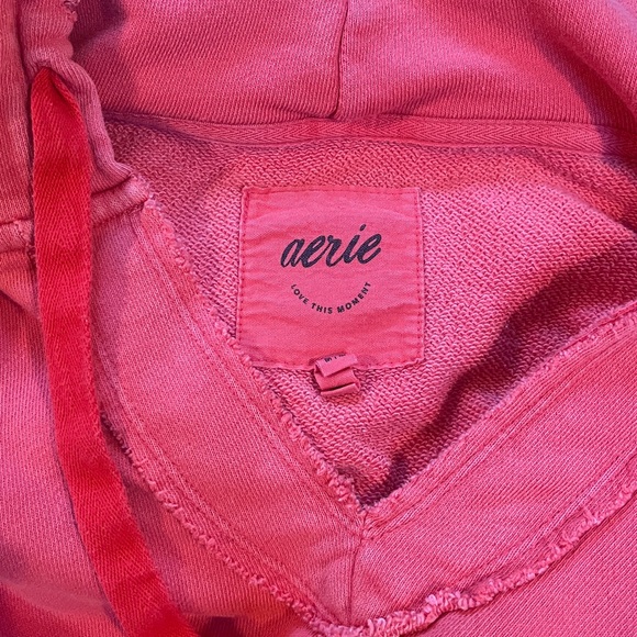 Aerie Washed Pink Oversized Hoodie Size M - Picture 5 of 7